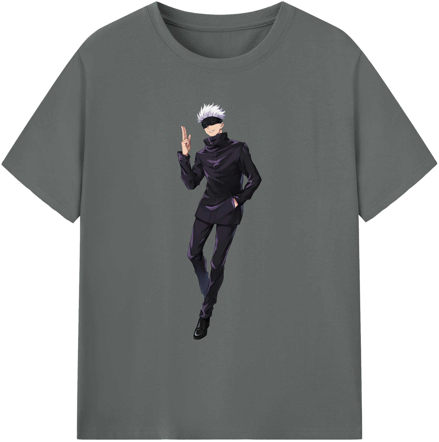 （画像用） 呪術廻戦 Jujutsu Kaisen 綿100％ メンズ半袖Tシャツ｜肌触りやわらか＆通気性